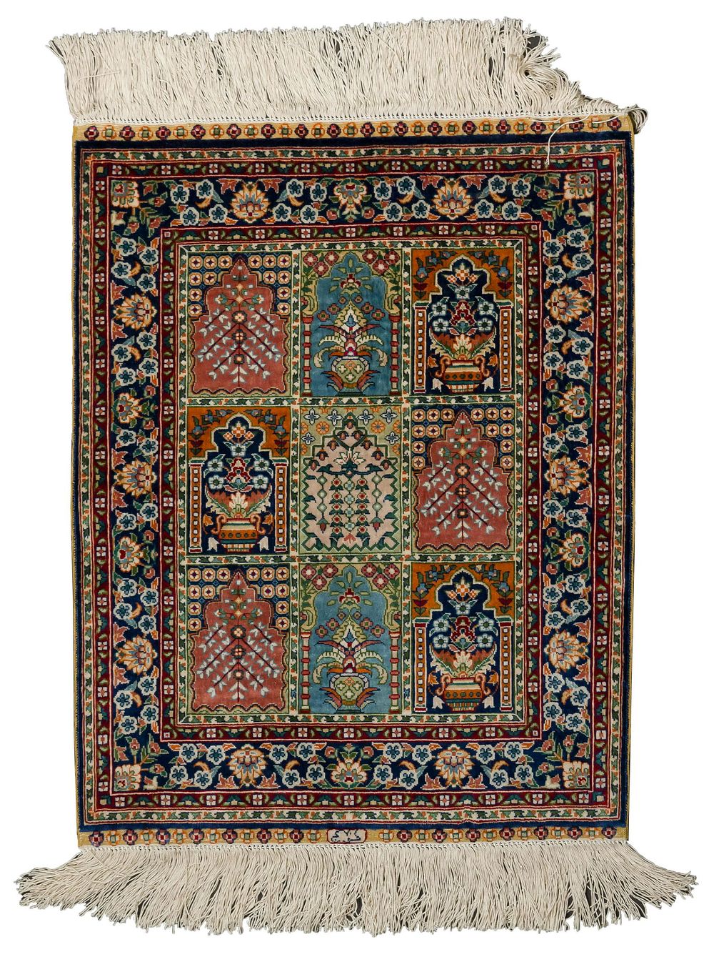 Lot 470: Persian Silk Rug