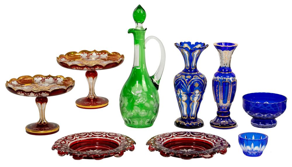 Lot 500: Cut to Clear Glass Assortment