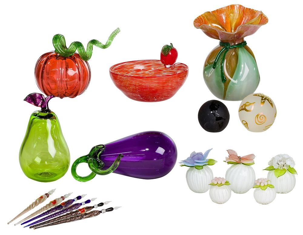 Lot 503: Murano Style Glass Assortment