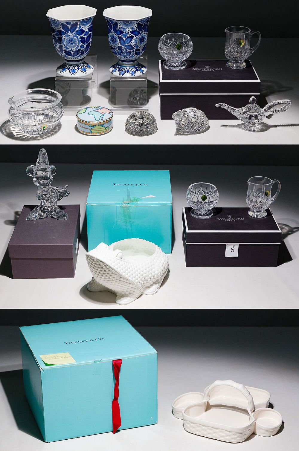Lot 524: Waterford Crystal and Tiffany Assortment