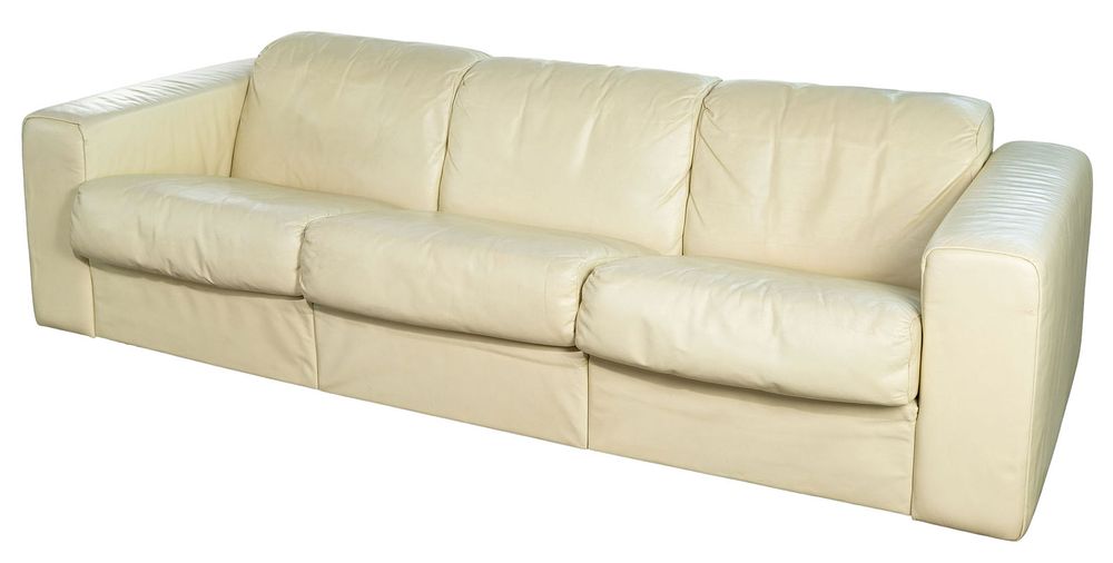 Lot 543: Stendig Industries Leather Sofa