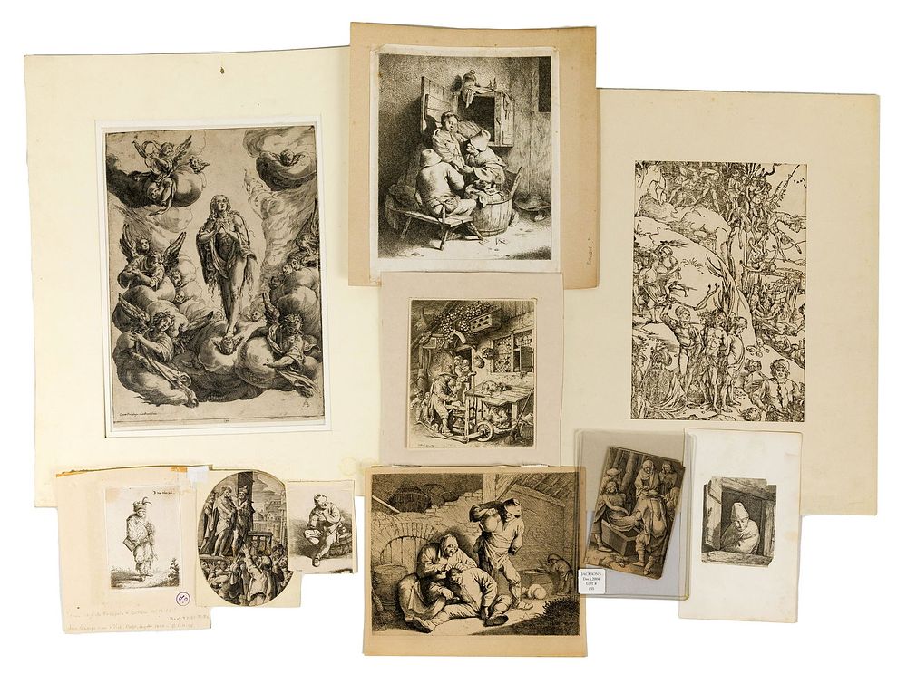 Lot 154: Old Master Etching and Engraving Assortment