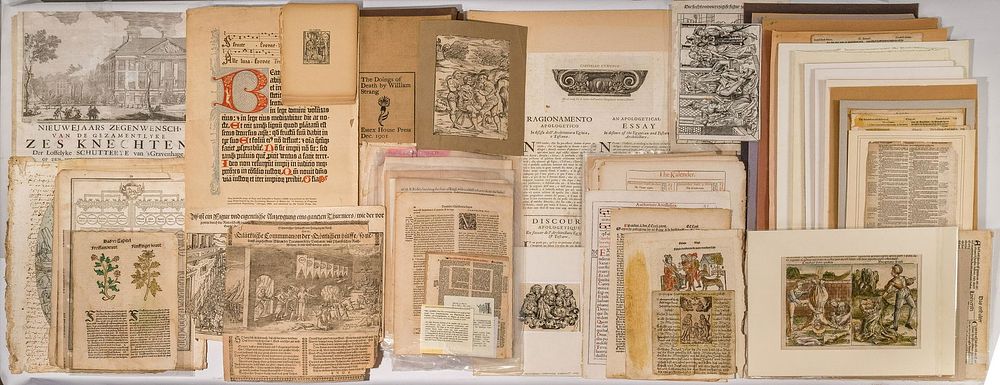 Lot 169: Woodblock / Wood Engraving Assortment