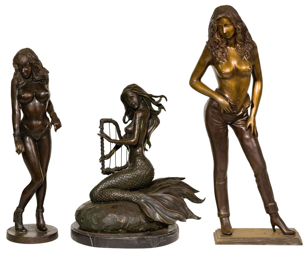 Lot 174: Bronze Sculpture Assortment