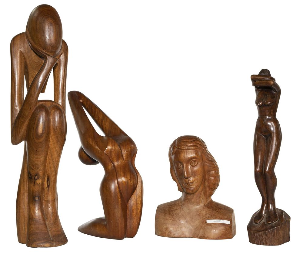 Lot 175: Carved Wood Sculpture Assortment