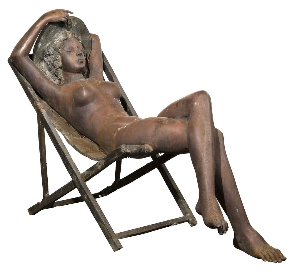 Lot 188: Unknown Artist (American, Contemporary) Bronze Statue