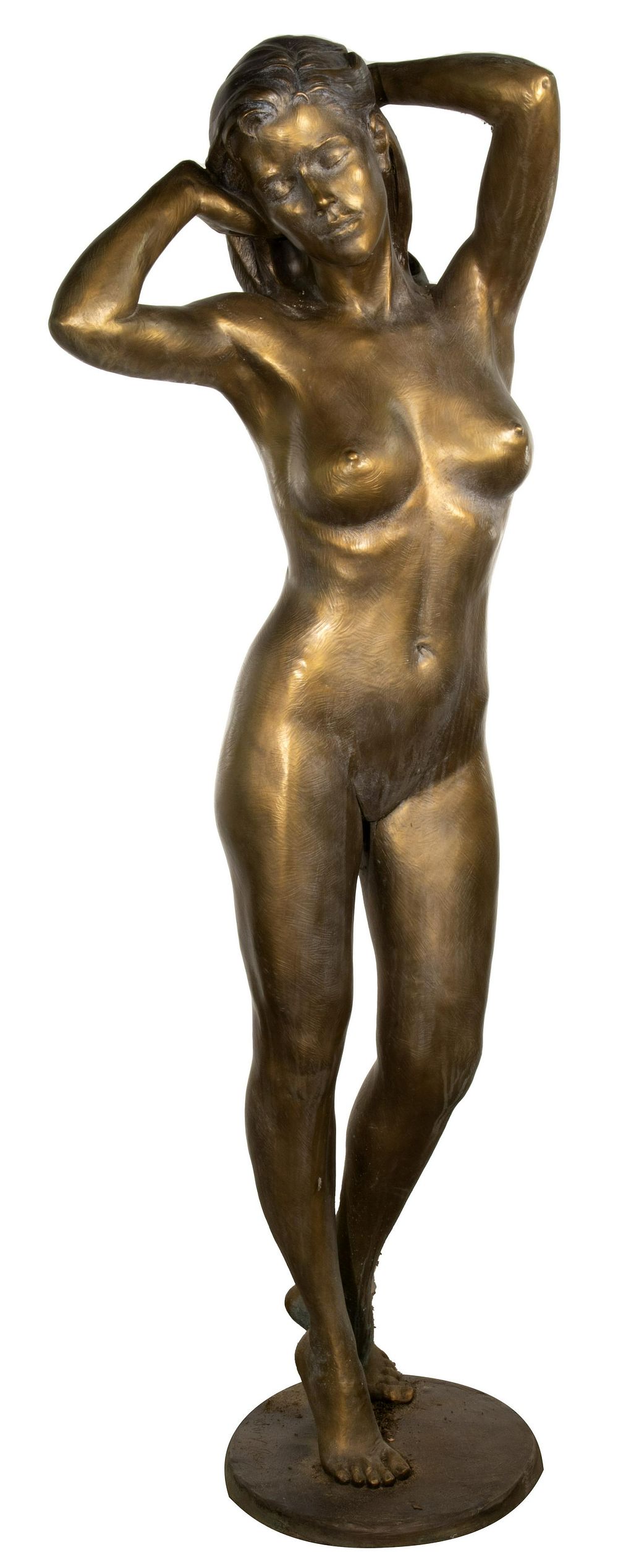 Lot 189: Victor Issa (American, b.1954) 'Awakening' Bronze Sculpture