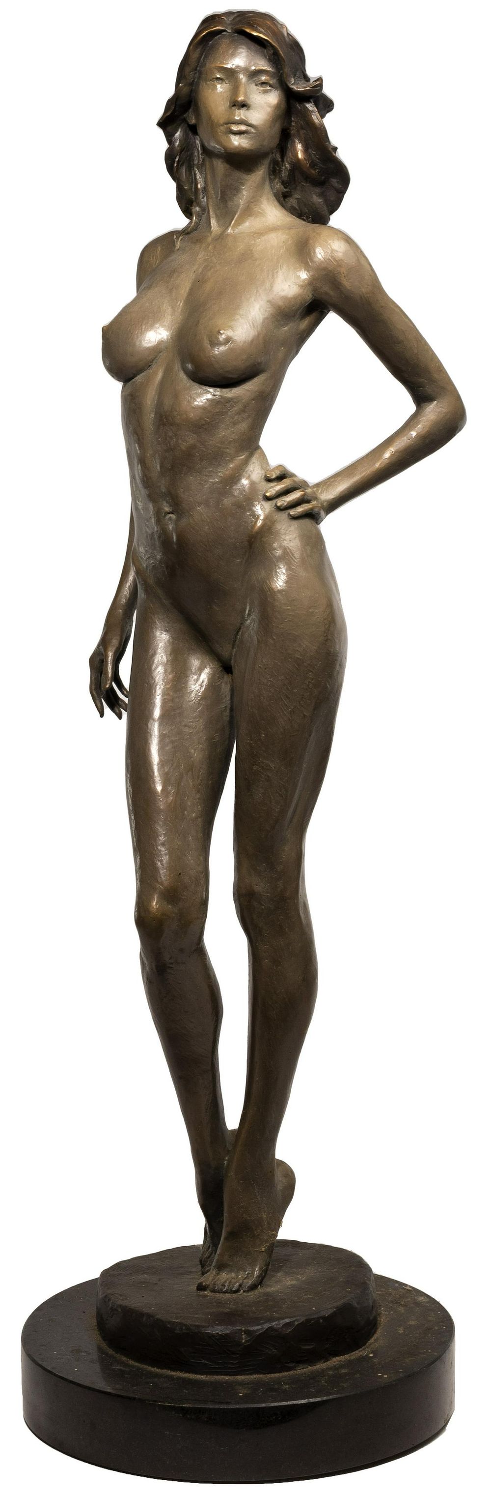 Lot 194: Victor Issa (American, b.1954) 'Gazelle' Bronze Sculpture