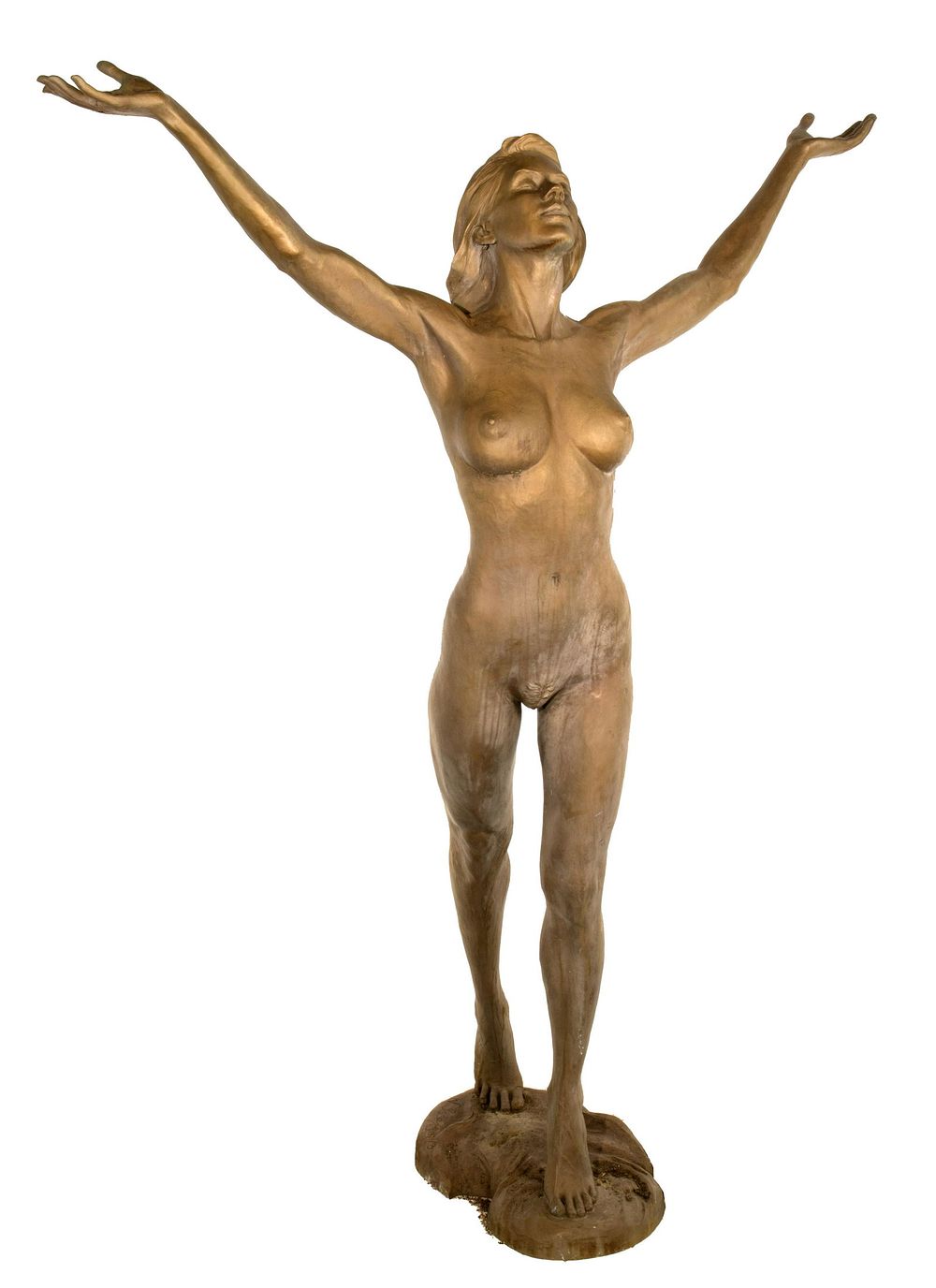 Lot 197: Victor Issa (American, b.1954) 'Inviting Joy' Bronze Sculpture