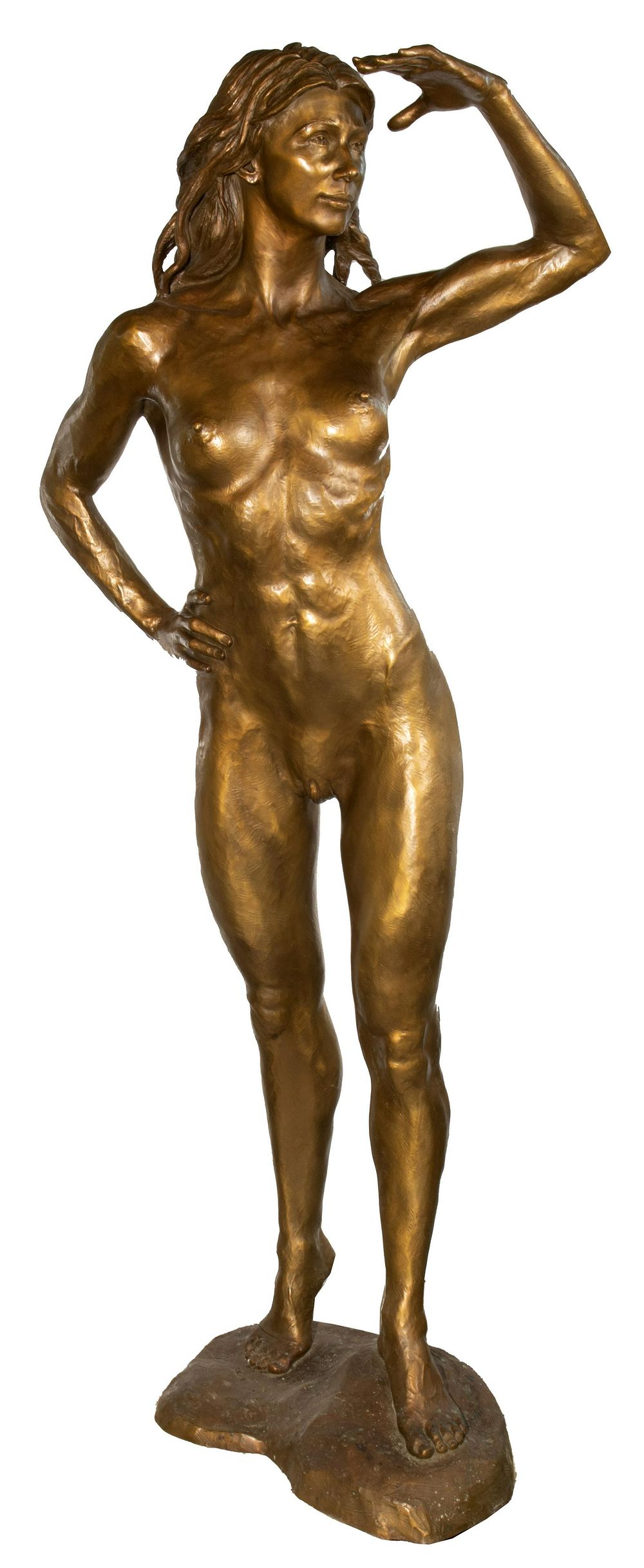 Lot 198: Victor Issa (American, b.1954) 'Matchless View' Bronze Sculpture