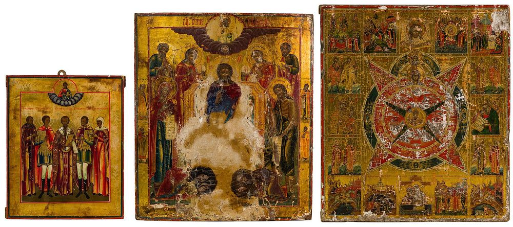 Lot 306: Eastern Orthodox Icon Assortment