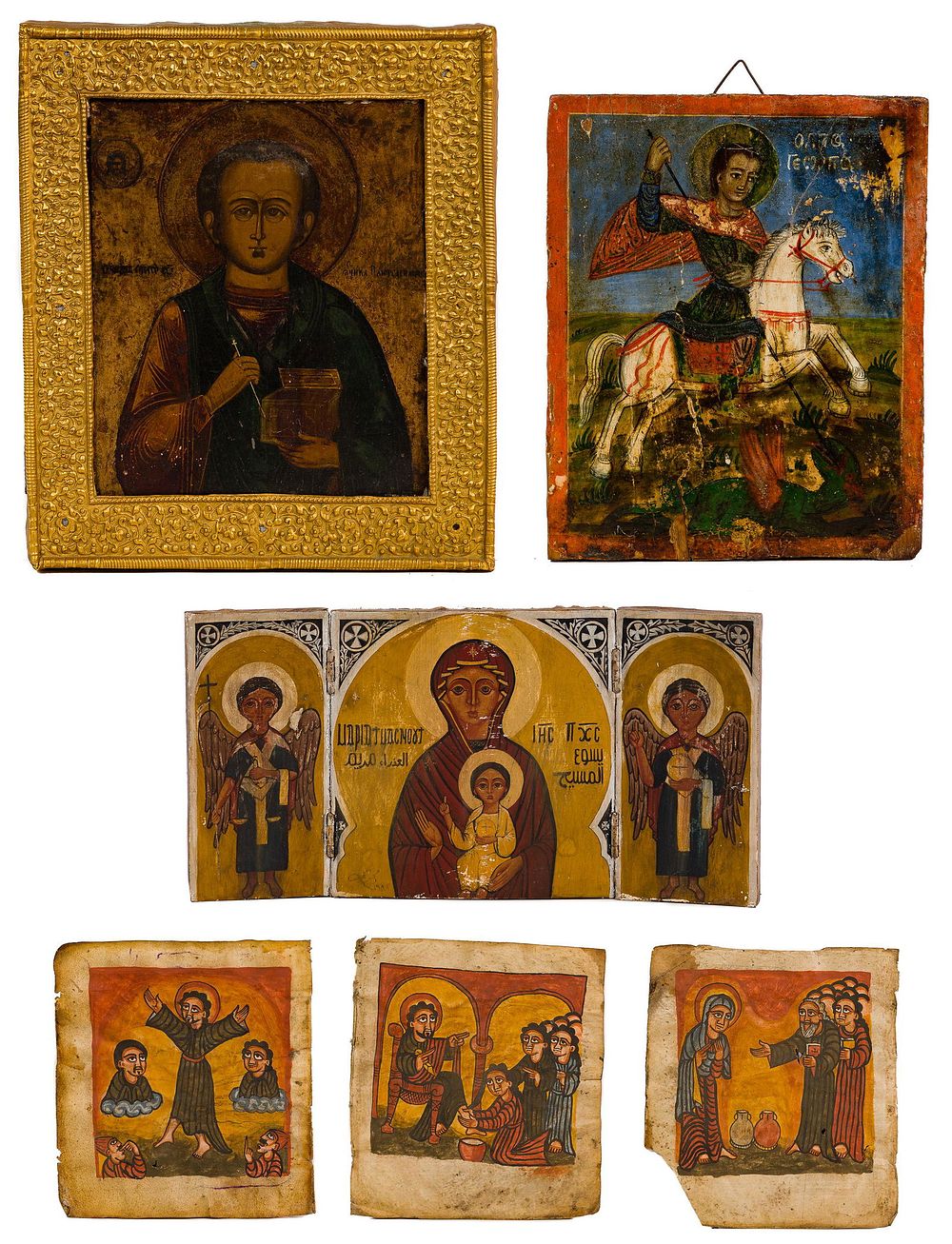Lot 307: Eastern Orthodox Icon Assortment