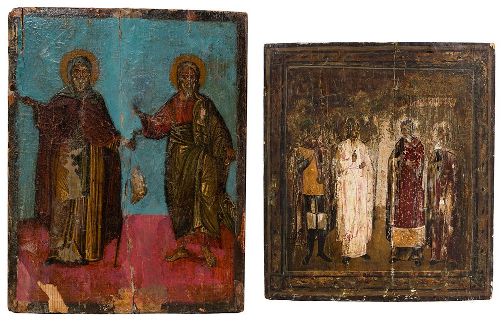 Lot 311: Eastern Orthodox Icons