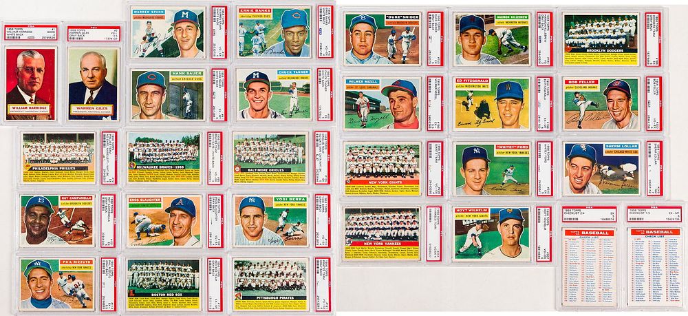 Lot 325: 1956 Topps Baseball PSA Assortment