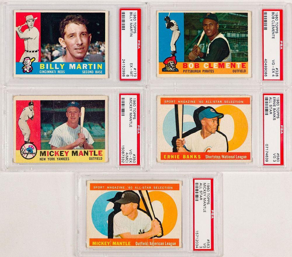 Lot 331: 1960 Topps Baseball PSA Assortment