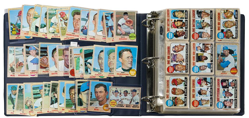 Lot 344: 1968 Topps Baseball Near Set