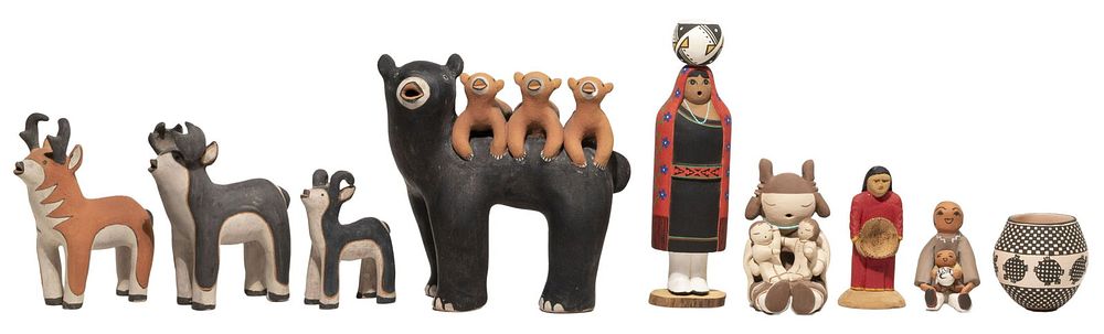 Lot 364: Southwestern Figurine Assortment