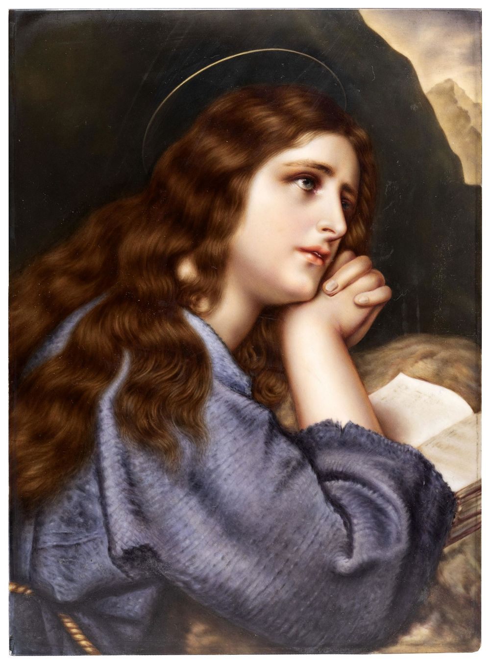 Lot 367: Berlin K.P.M. Hand Painted Porcelain Plaque