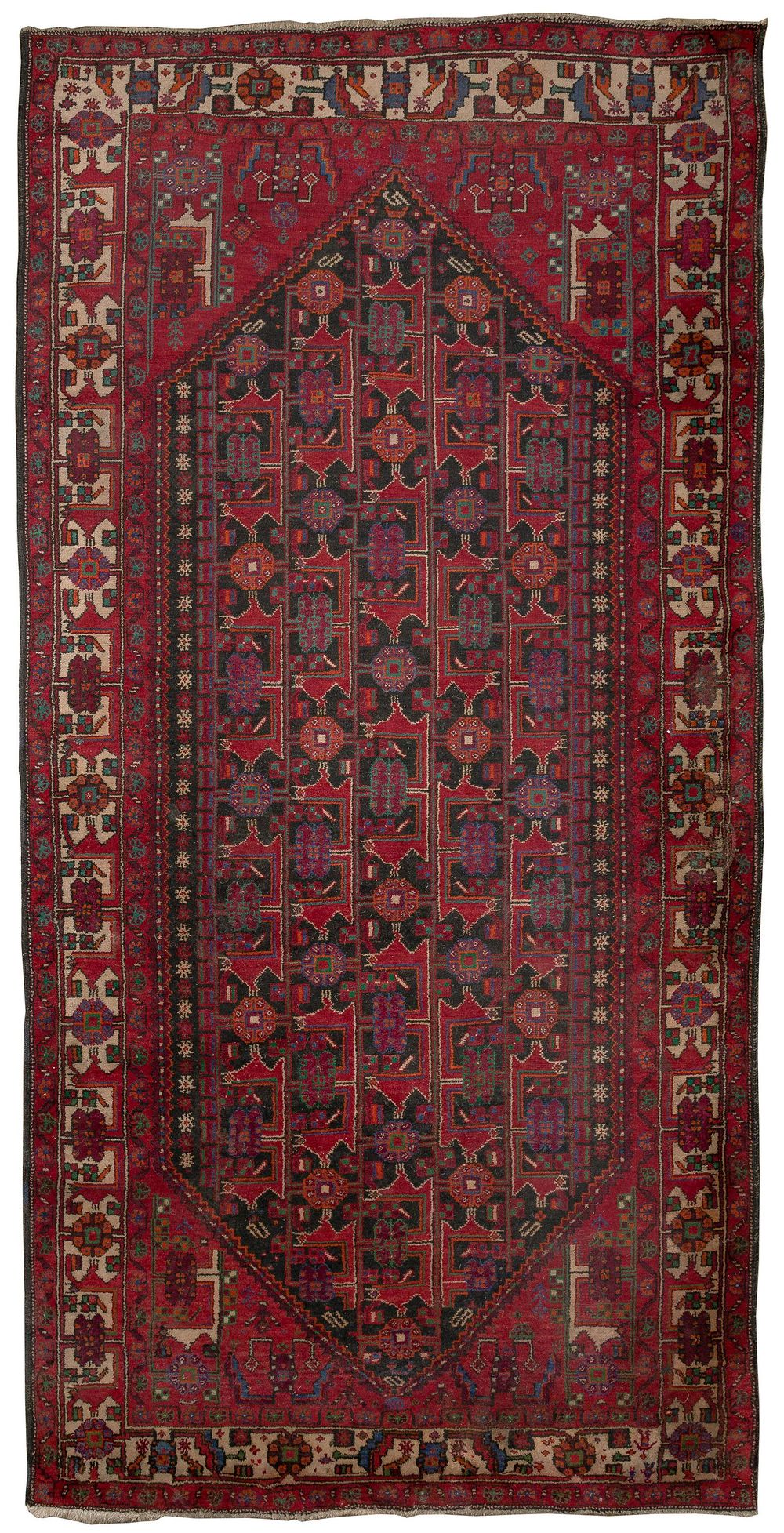 Lot 375: Hamadan Style Wool Rug