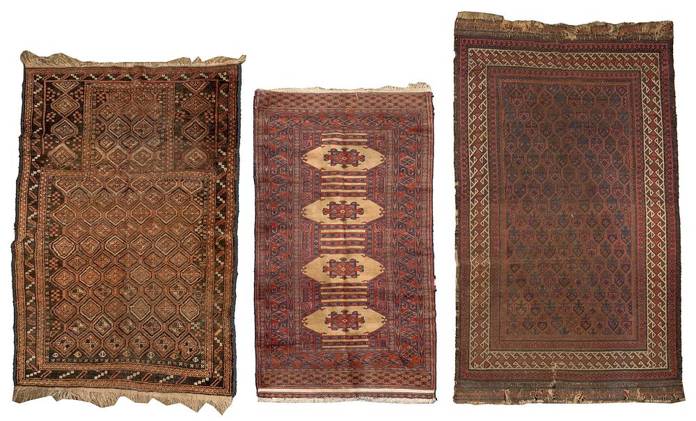 Lot 386: Persian Wool Rug Assortment