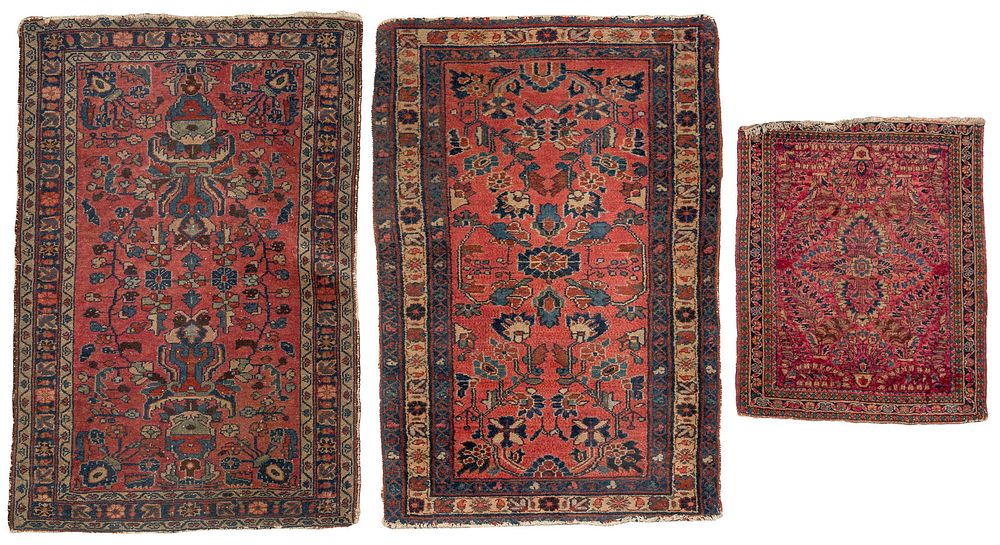 Lot 391: Sarouk Style Wool Rug Assortment