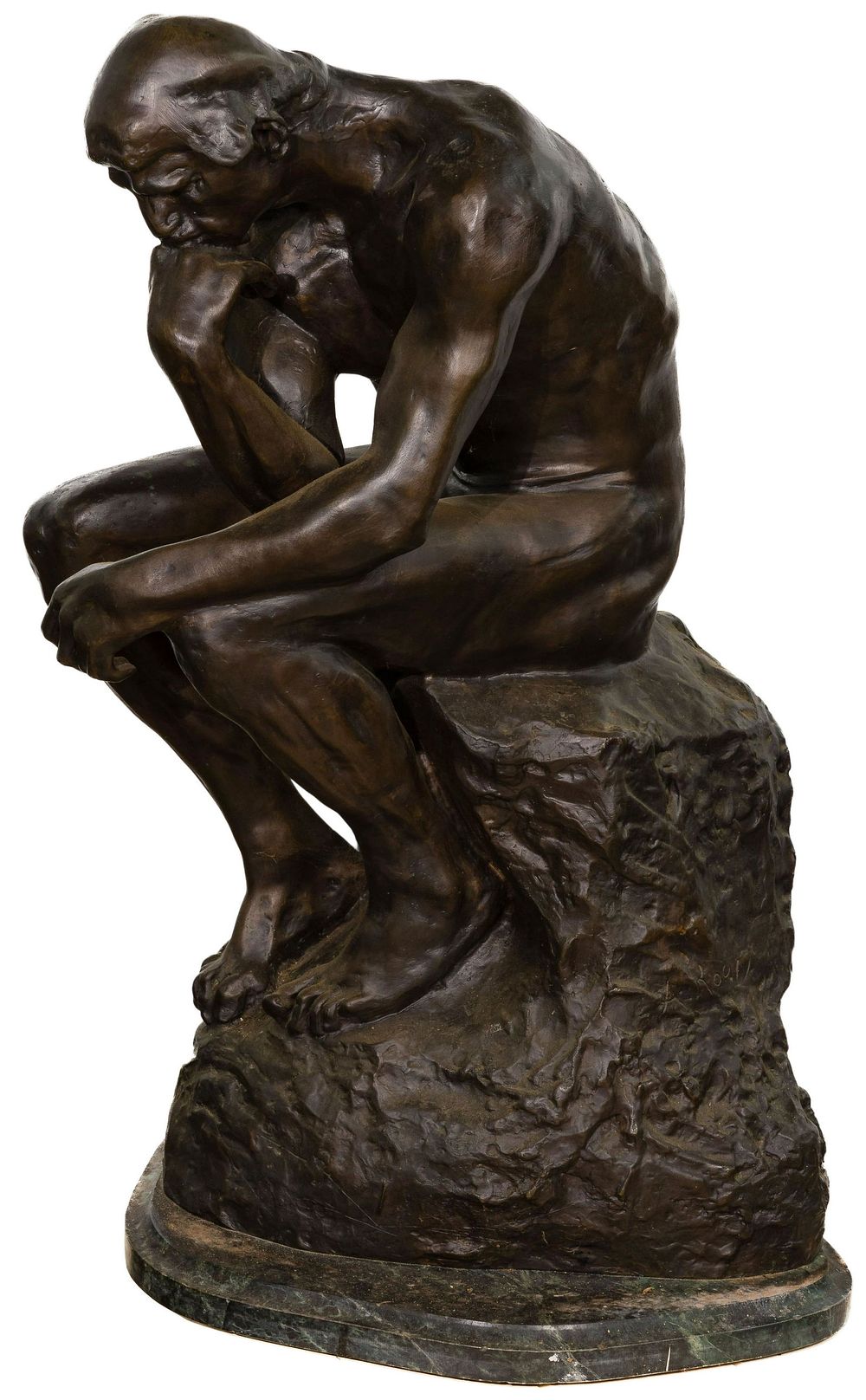 Lot 395: (After) Auguste Rodin (French, 1840-1917) 'The Thinker' Sculpture