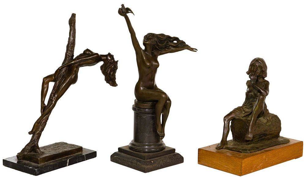 Lot 399: Bronze Sculpture Assortment