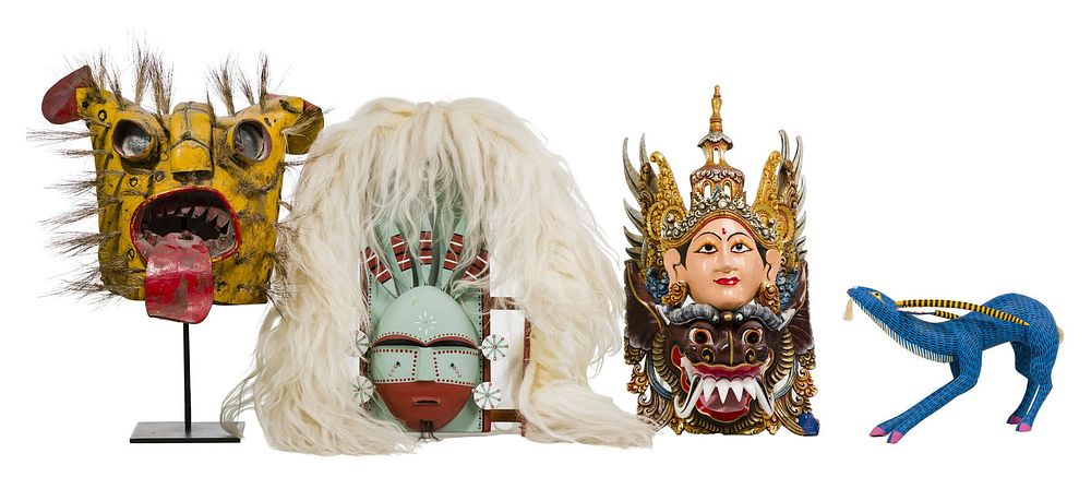 Lot 408: Decorative Mask Assortment