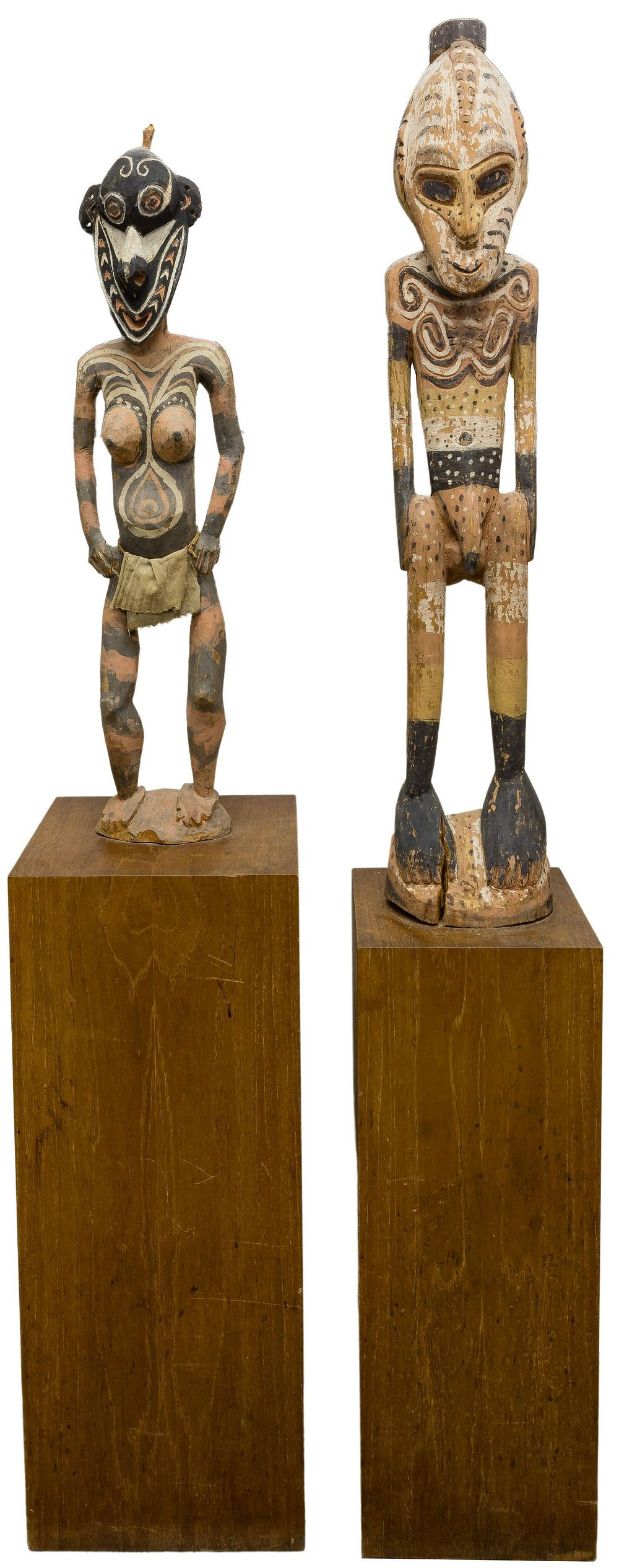 Lot 414: Papua New Guinea Sepik Ancestor Figures