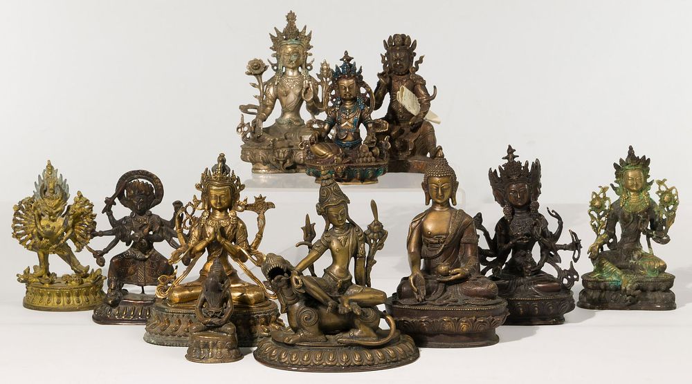 Lot 159: Tibetan Style Buddha Assortment