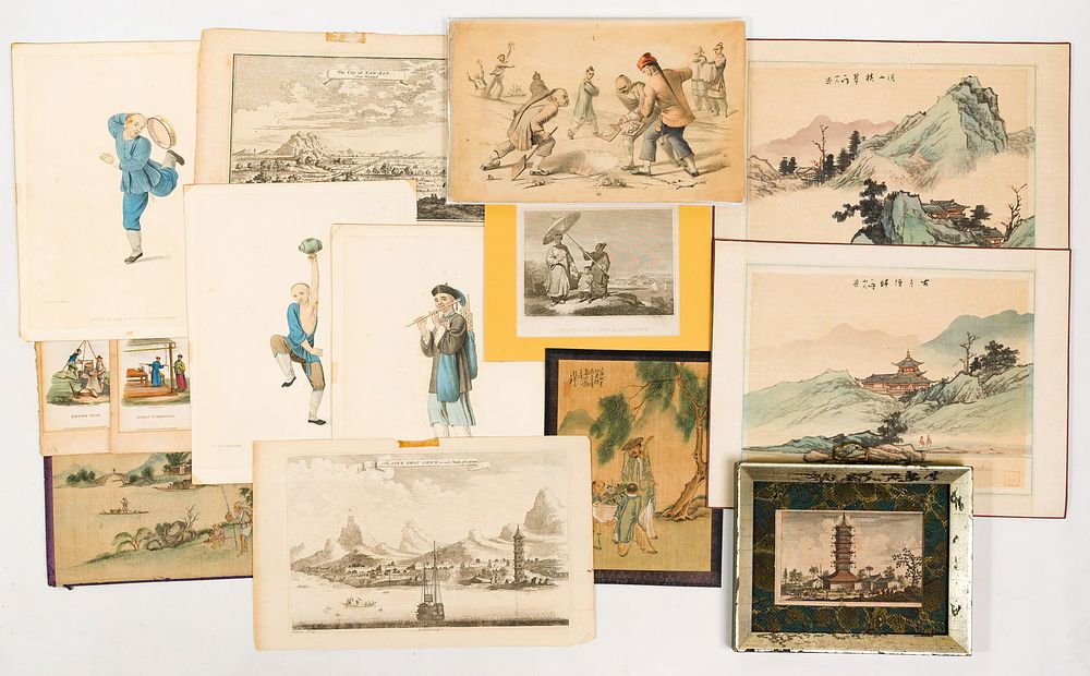 Lot 169: Asian and Asian Style Artwork Assortment