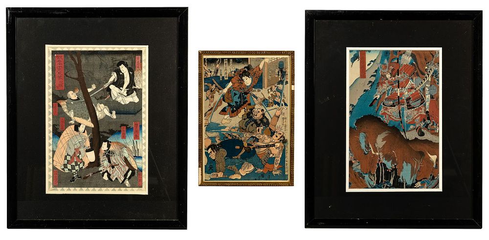 Lot 180: Japanese Woodblock Print Assortment