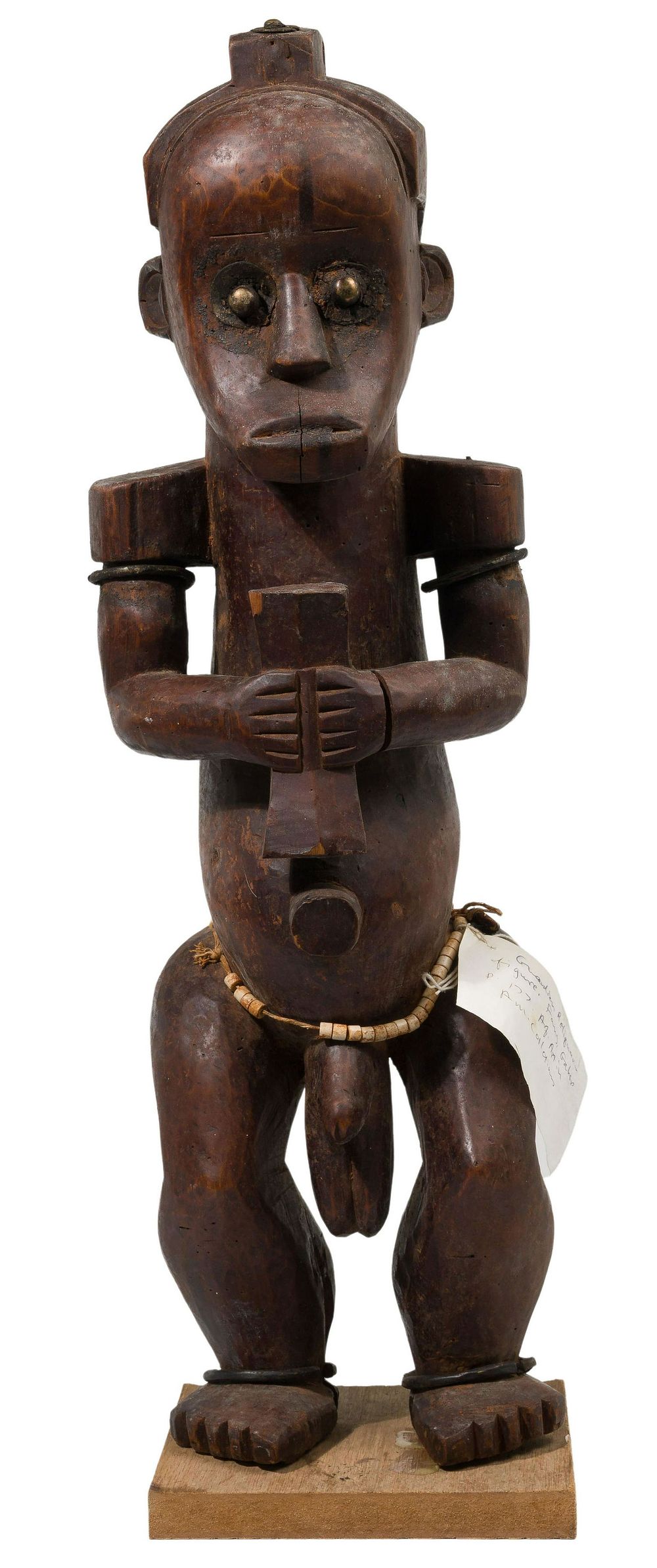 Lot 250: African Fang Reliquary Carved Wood Figure