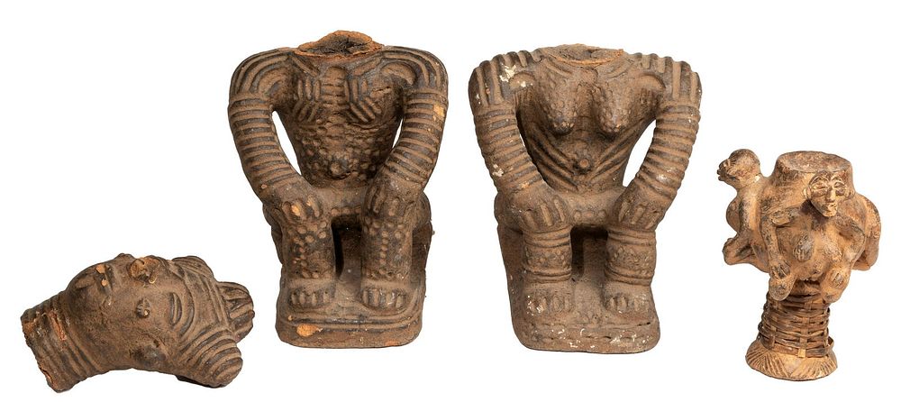 Lot 252: African Figural Pottery Assortment