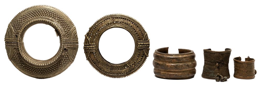 Lot 265: African Metal Jewelry Assortment
