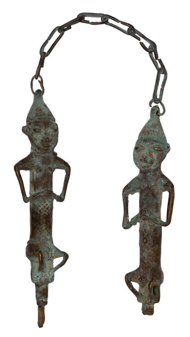 Lot 293A: Yoruba Ogboni Society Figures