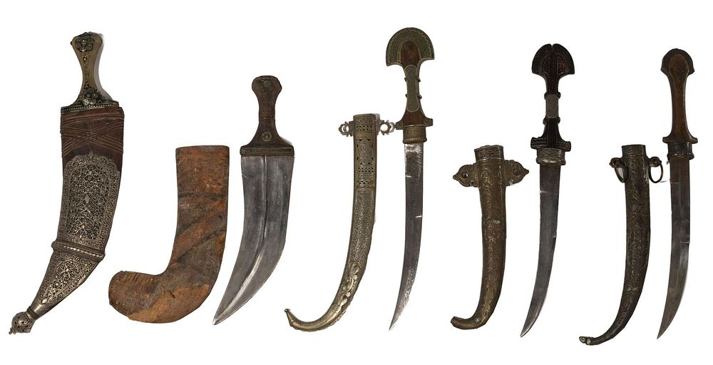 Lot 294: North African and Middle Eastern Knife Assortment