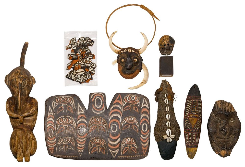 Lot 309: Oceanic Object Assortment