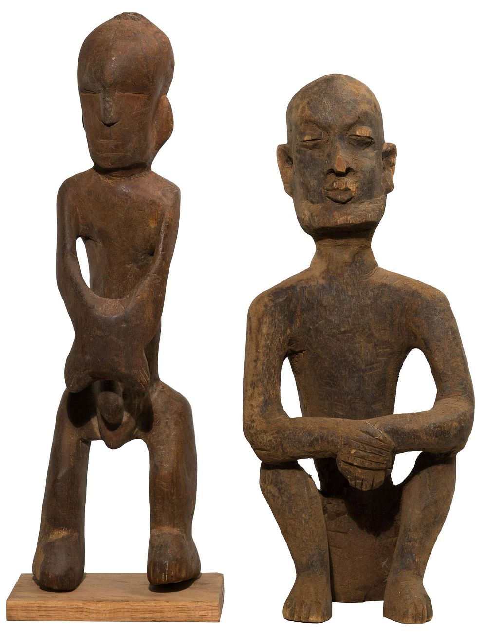 Lot 311: Oceanic Carved Wood Figures