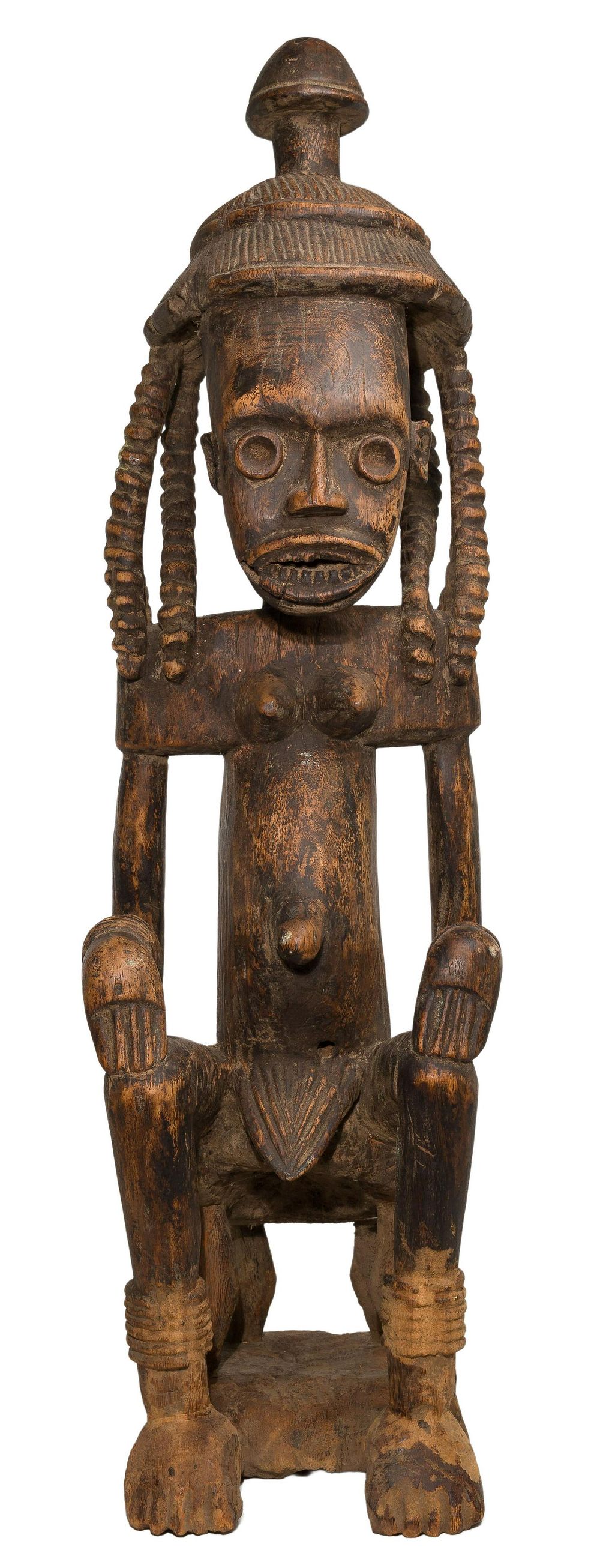 Lot 314: West Central African Cameroon Carved Wood Figure