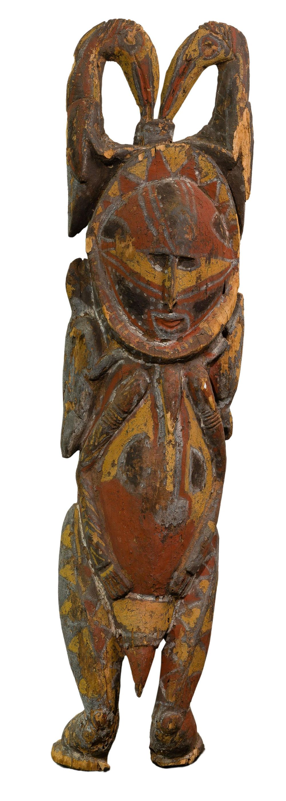 Lot 315: Oceanic Carved Wood Figure
