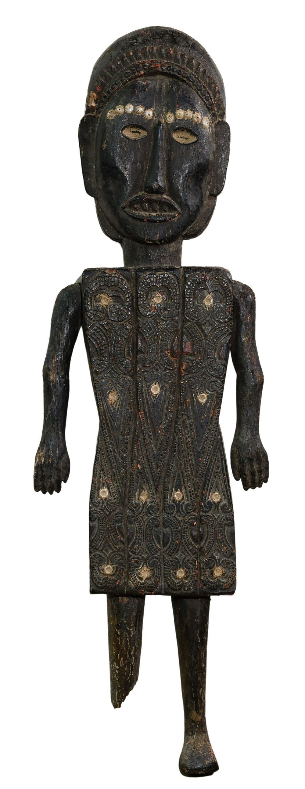 Lot 316: Oceanic Carved Wood Figure