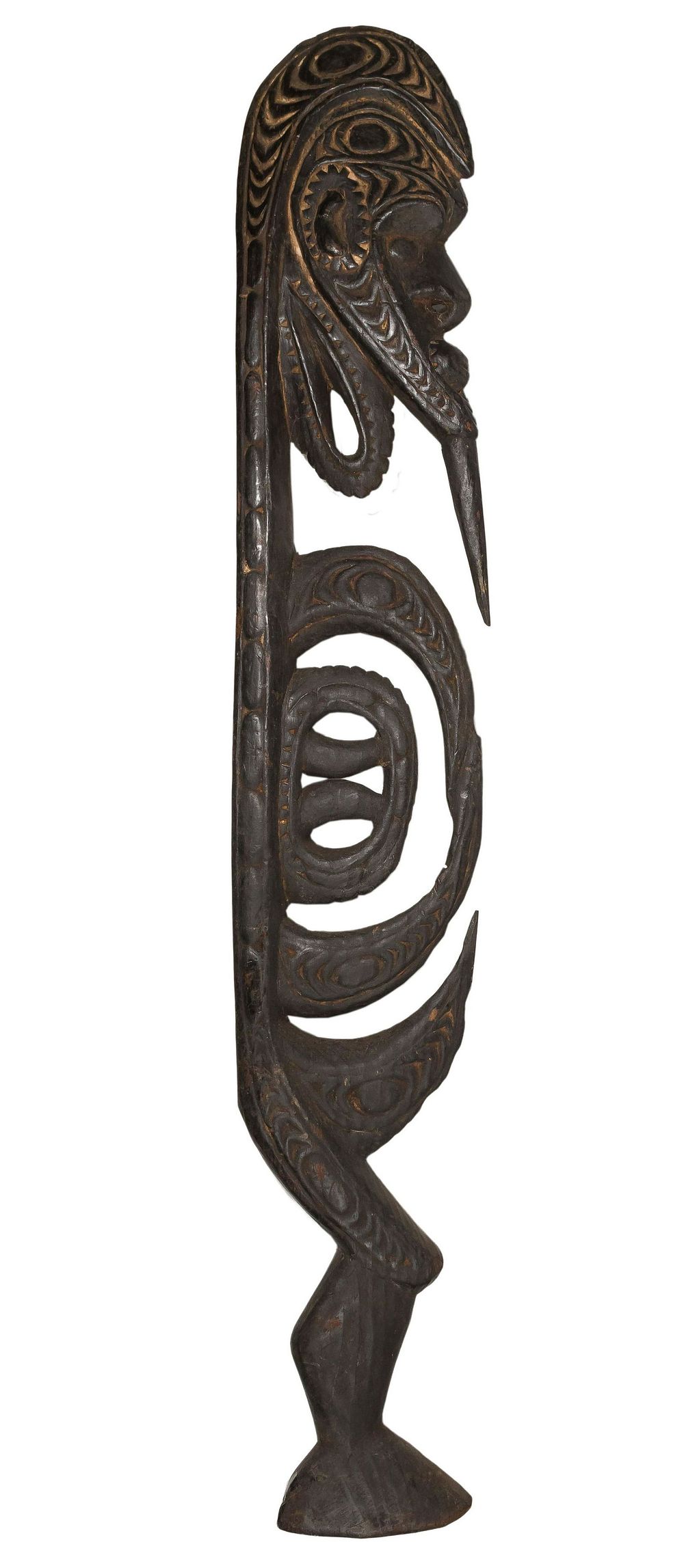 Lot 321: Papua New Guinea Yiman Yipwon Hook Figure