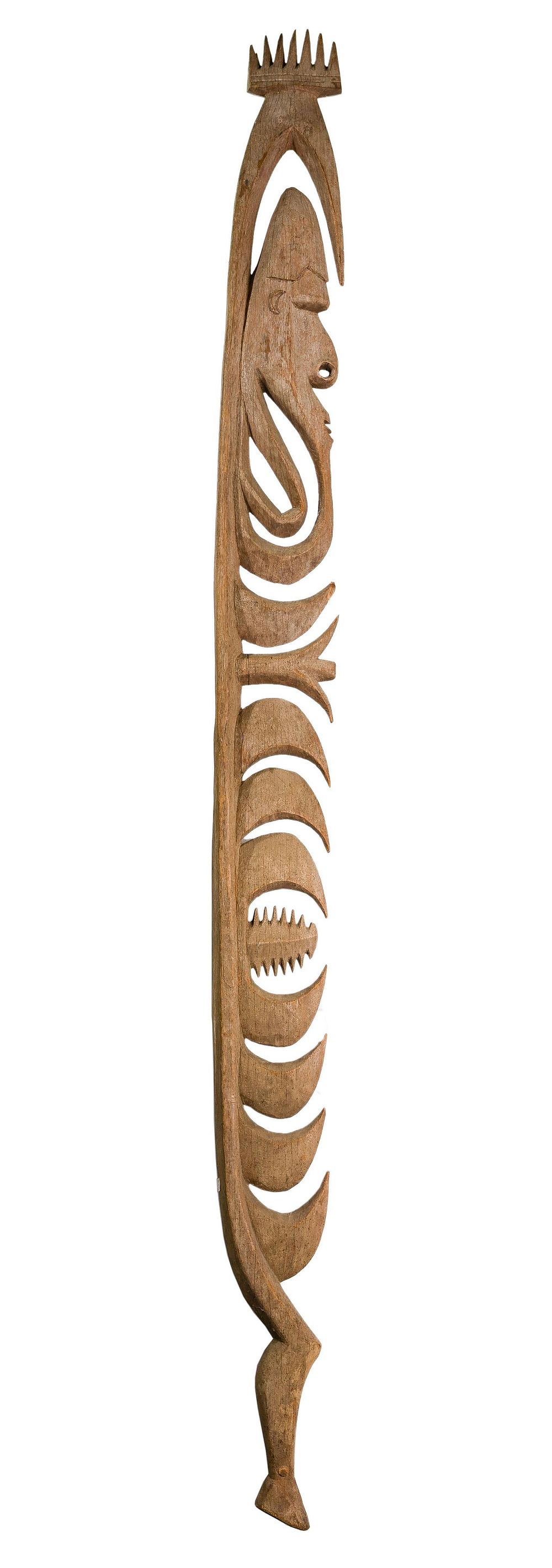 Lot 329: Papua New Guinea Yiman Yipwon Hook Figure