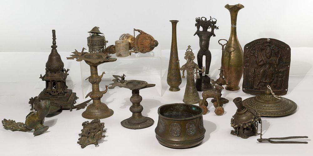 Lot 365: Multi-Cultural Metalware Assortment