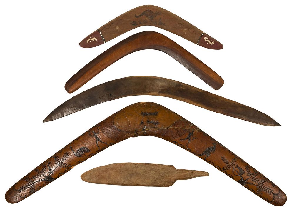 Lot 385: Australian Boomerang Assortment
