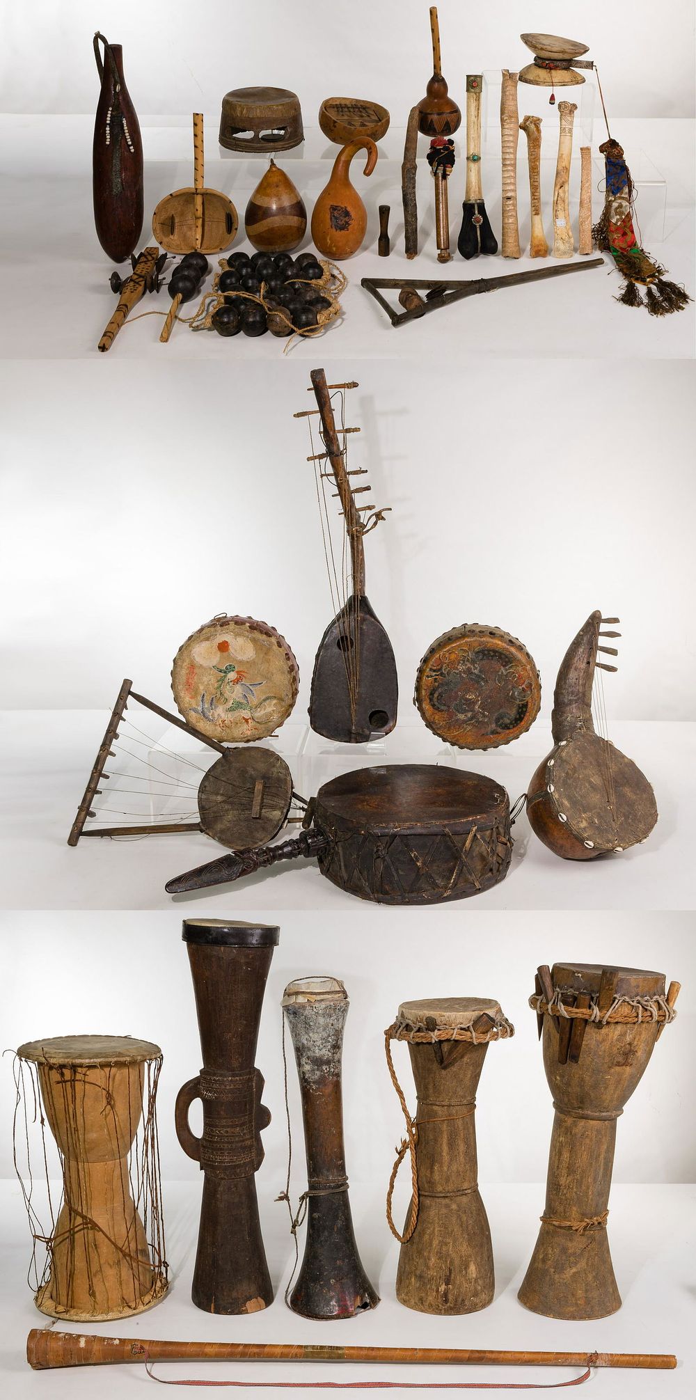 Lot 386: Ethnographic Instrument Assortment