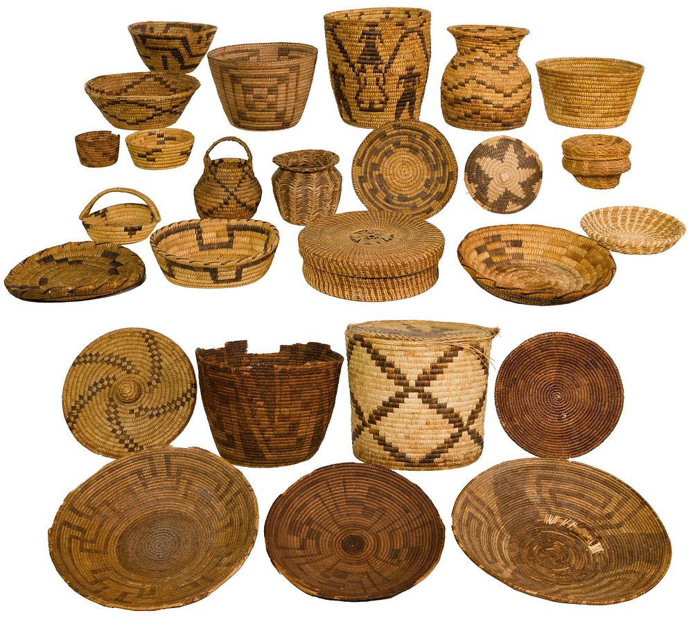 Lot 405: Papago and Pima Basket Assortment