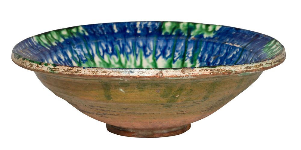 Lot 451: Islamic Glazed Ceramic Bowl