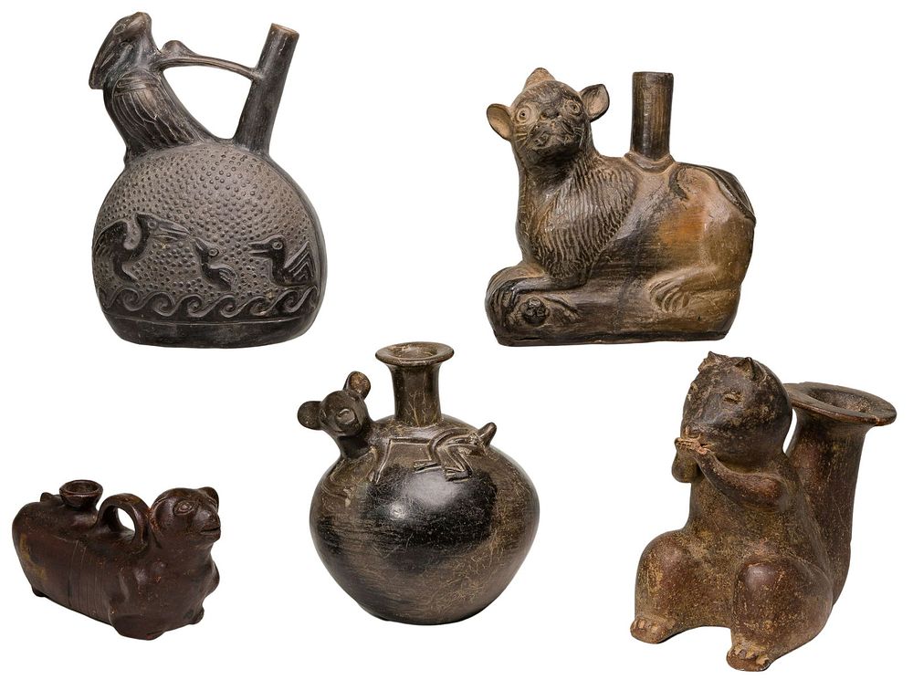 Lot 464: Pre-Columbian Chimu Pottery Assortment